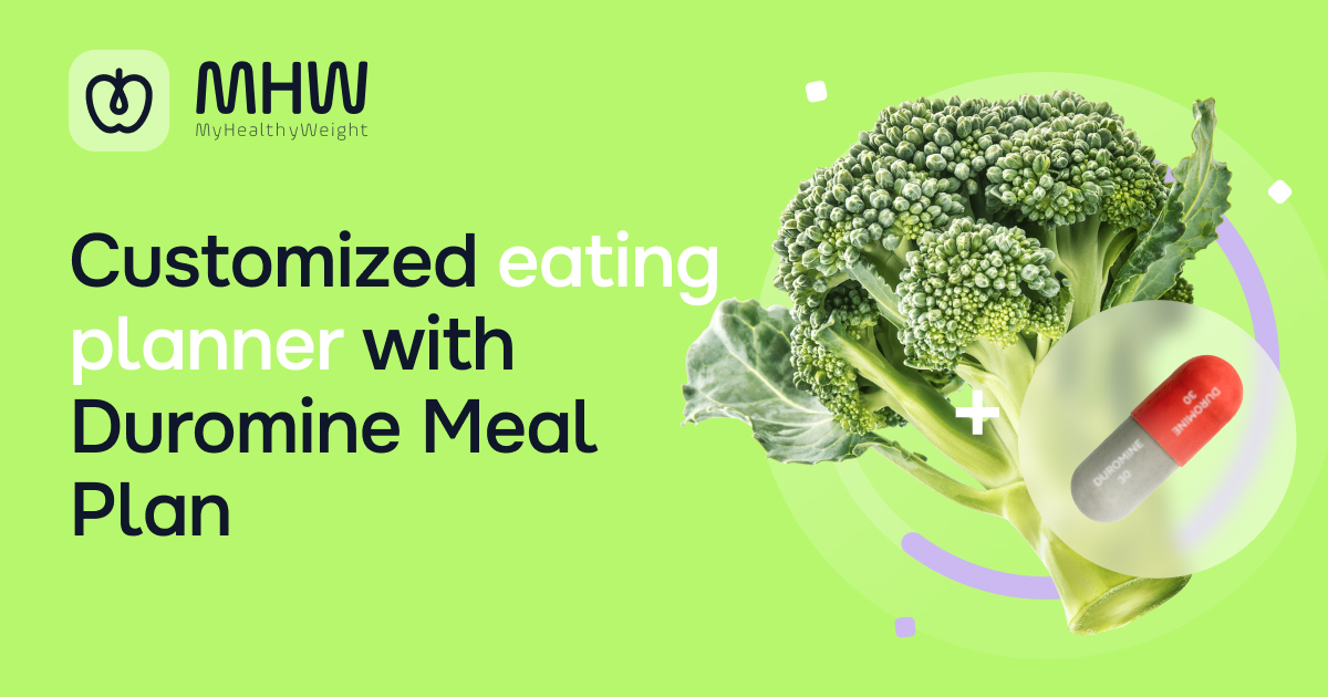 Duromine diet plan get your personalized weight loss eating plan now